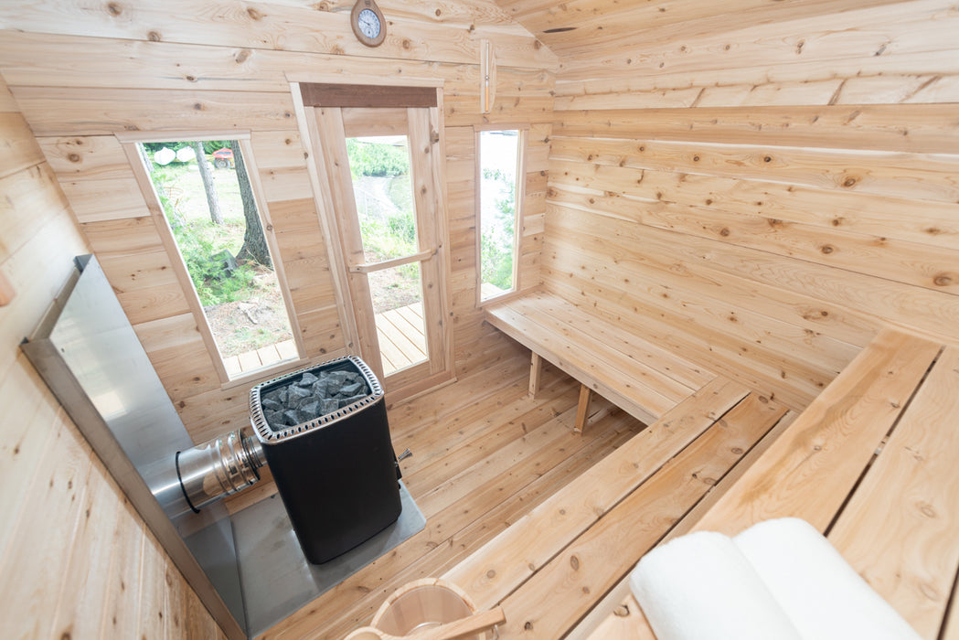 Leisurecraft Canadian Timber Georgian Cabin Sauna