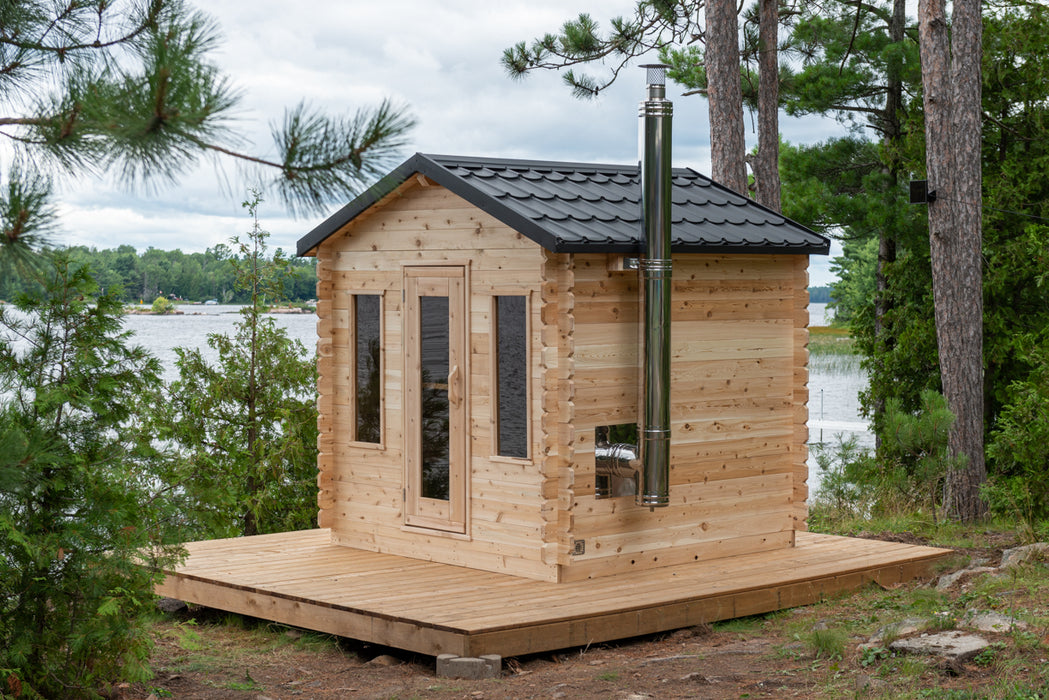 Leisurecraft Canadian Timber Georgian Cabin Sauna