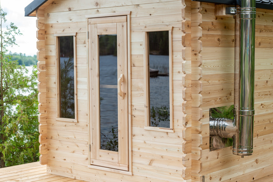 Leisurecraft Canadian Timber Georgian Cabin Sauna