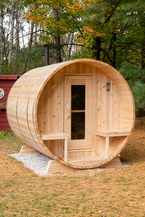 Leisurecraft Canadian Timber Tranquility Barrel Sauna