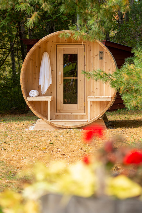 Leisurecraft Canadian Timber Tranquility Barrel Sauna