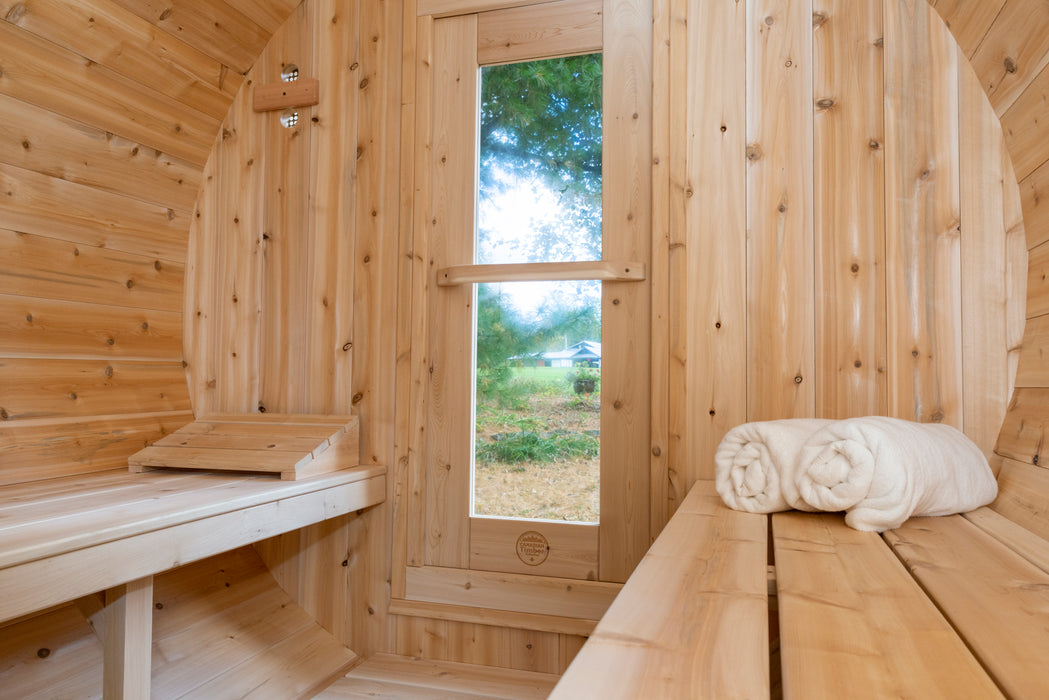 Leisurecraft Canadian Timber Tranquility Barrel Sauna